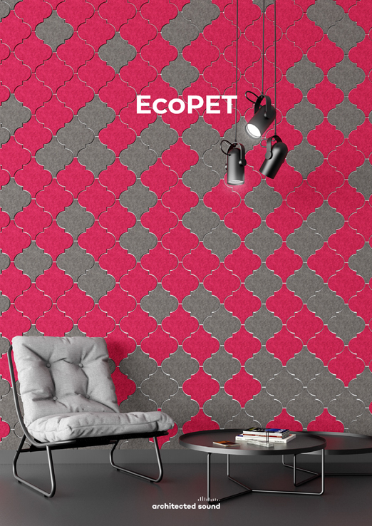 Brochure cover of EcoPET acoustic panel