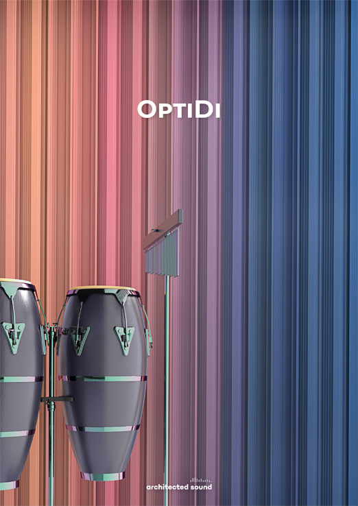 Thumbnail cover of brochure of OptiDi acoustic diffuser