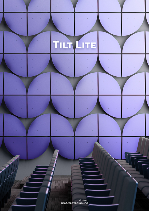 Miniatura okładki broszury panelu akustycznego Tilt Lite