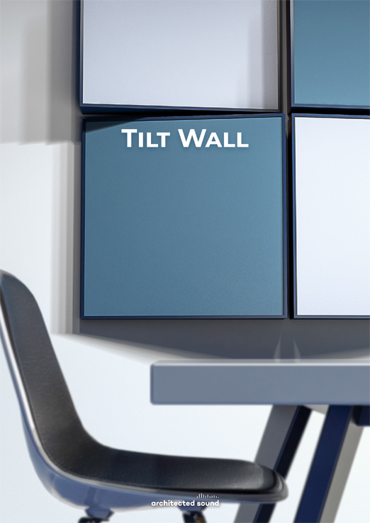 Architected Sound Tillt Wall - Sound reflecting system panel - Thumbnail cover of brochure